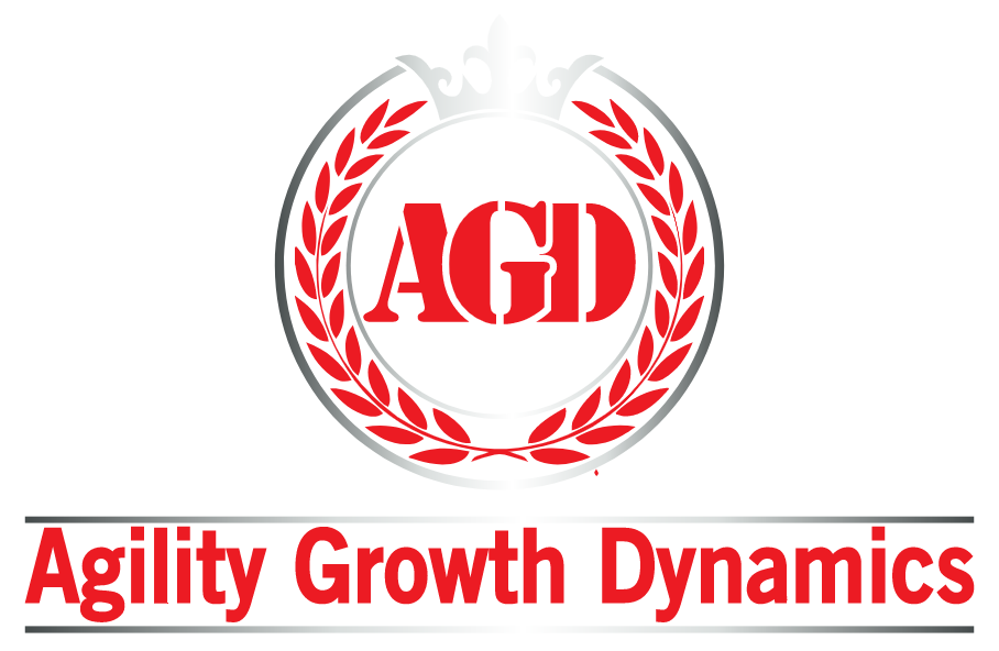 Agility Growth Dynamics AGD logo in red color